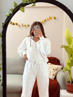 WHITE COTTON-MILTON Women Casual Tracksuit Modern One Size